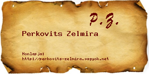 Perkovits Zelmira névjegykártya